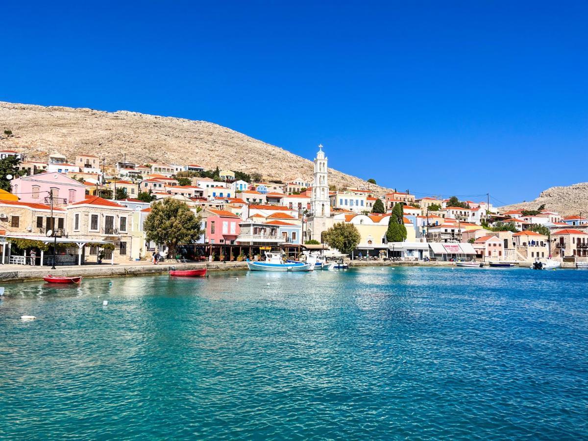 Luca'S Houses Chalki Town Bagian luar foto
